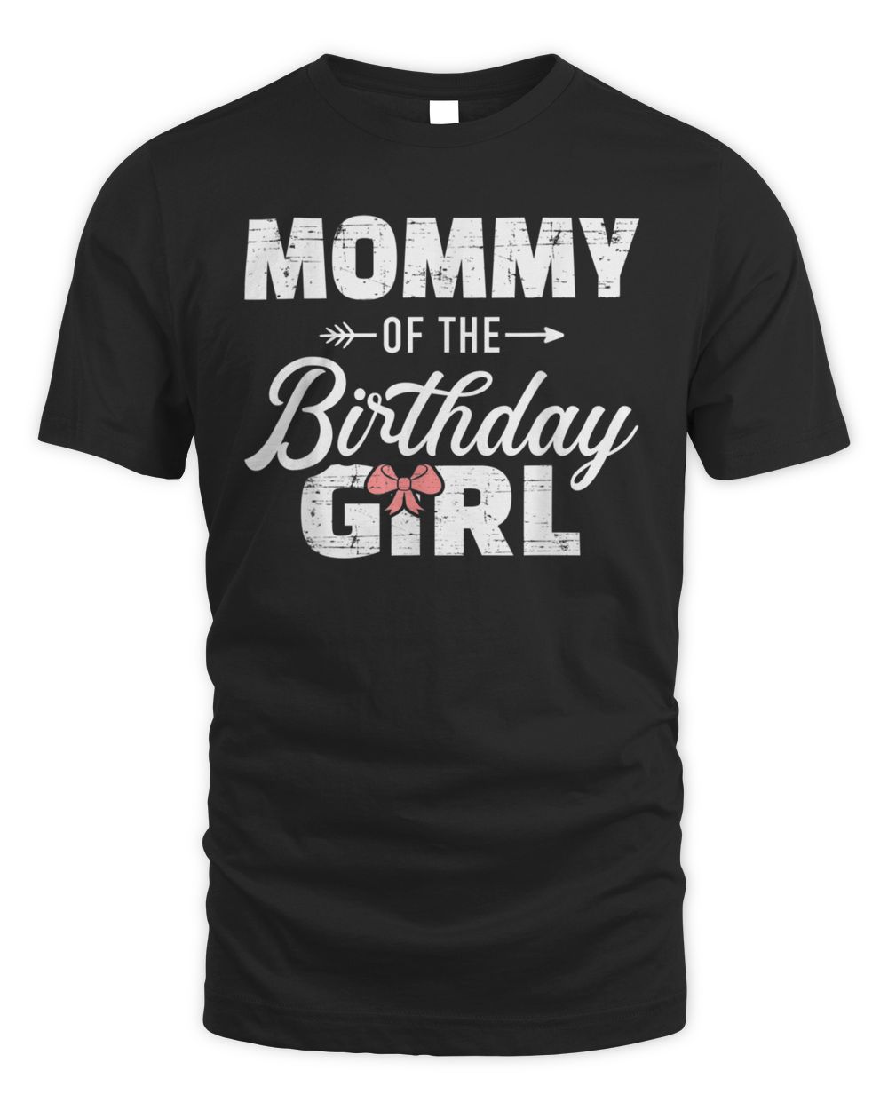 Mommy of the birthday daughter girl matching family for mom T-Shirt Unisex Standard T-Shirt black s